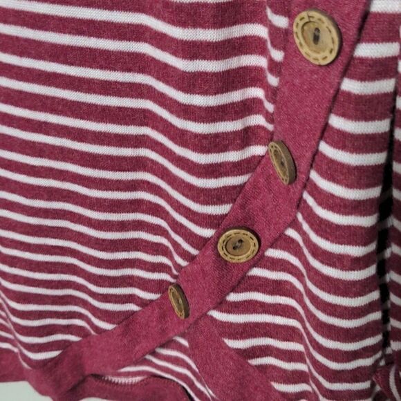 Fred David Red and White Striped Sweater NWT - Picture 2 of 5